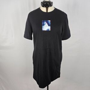 Adidas T-Shirt W UFORU Dress Women's M Black Mini Short Sleeve Multi Sport NWT